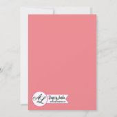 5x7 Nieuwjaar Eve uitnodiging Bohemian Cactus Succ (Achterkant)