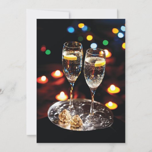 5x7 Nieuwjaarsuitnodiging Kaart (Voorkant)