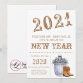 5x7 Nieuwjaarsuitnodiging Zomer Landelijke Bruilof Kaart (Voorkant / Achterkant)