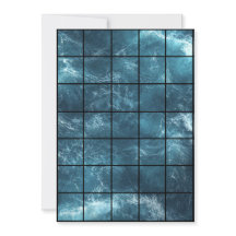 5x7 Ocean Paper Gridmap