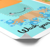 5x7 Ocean Squid Zee Horse Bathroom Wall Art Poster (Hoek)