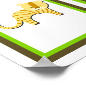 5X7 Oerwoud Animal Wall Art Collectie Poster (Hoek)