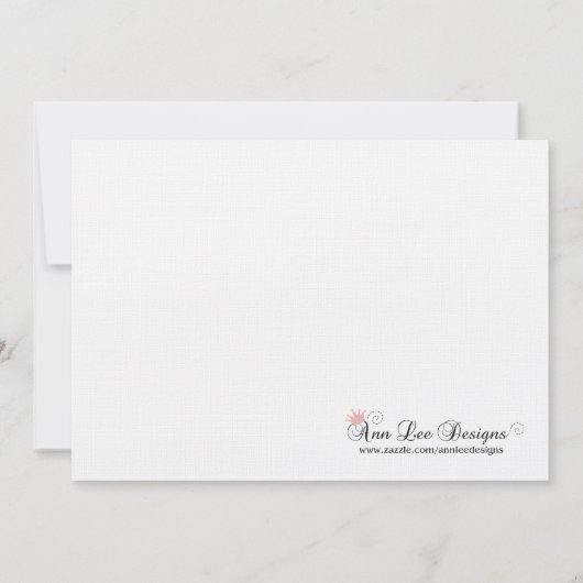 5x7 Paarse Rozen Quinceanera Birthday Uitnodiging (Achterkant)