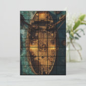 5x7 papieren scheepsroutekaart kaart (Staand voorkant)