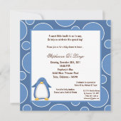 5x7 Penguin Pok-a-Dot Baby shower Kaart (Voorkant)