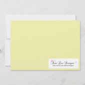 5x7 Peony Flower Sweet 16 Verjaardag Uitnodiging (Achterkant)