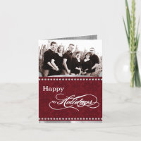 5x7 persoonlijke FOLDING FOTO-kerstkaart