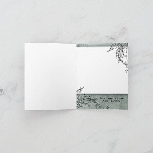 5x7 persoonlijke FOLDING FOTO-kerstkaart Feestdagen Kaart (Binnen)