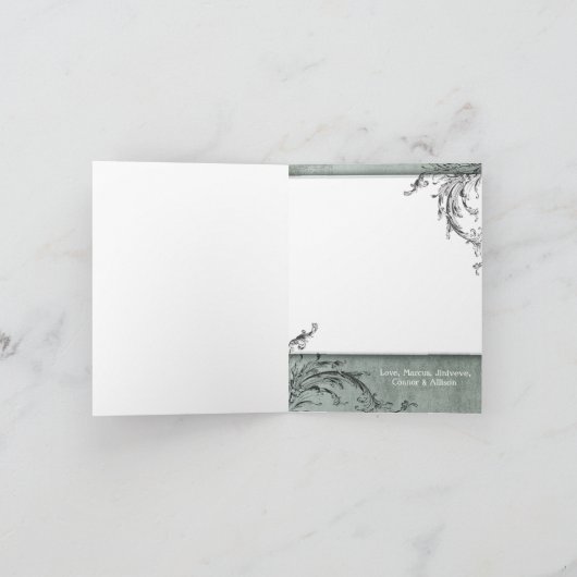 5x7 persoonlijke FOLDING FOTO-kerstkaart Feestdagen Kaart (Binnen)