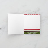 5x7 persoonlijke FOLDING FOTO-Wenskaart Feestdagen Kaart (Binnen)