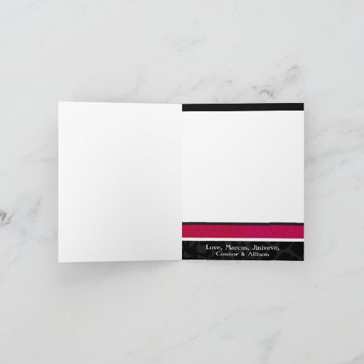 5x7 persoonlijke FOLDING FOTO-Wenskaart Feestdagen Kaart (Binnen)