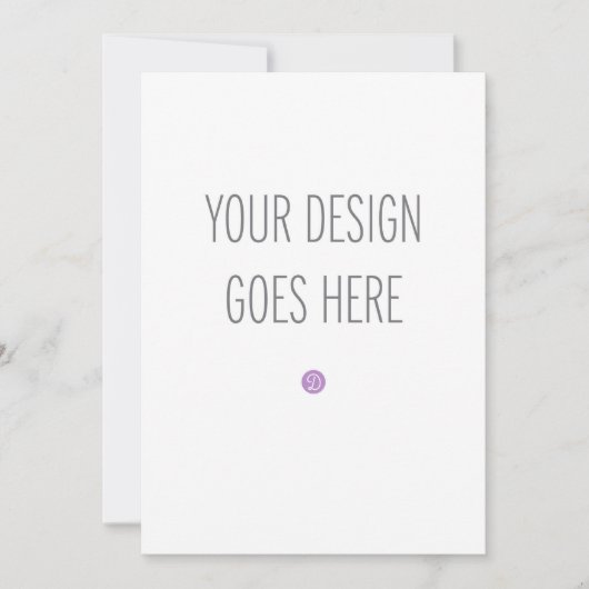 5x7 portretfoto Wenskaart afdrukken Feestdagenkaart (Voorkant)