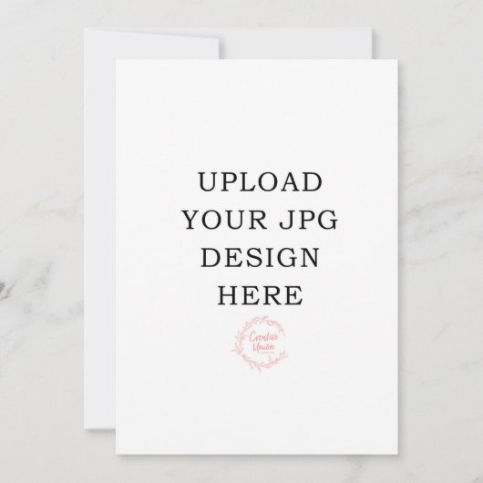 5x7 Printen Uitnodigingskaart Kaart (Voorkant)