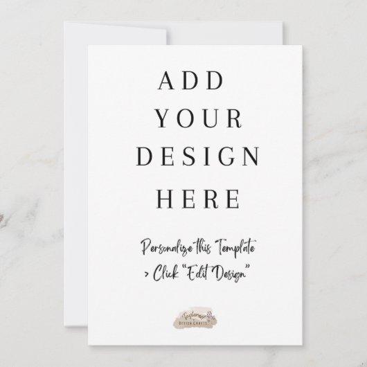 5x7" Printen van platte kaarten (Voorkant)