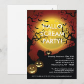 5x7 Pumpkin Jack O Lantern Halloween Uitnodiging (Voorkant / Achterkant)