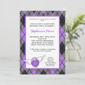 5x7 Punk Tattoo voor meisjes EMO-uitnodiging voor  Kaart (Staand voorkant)