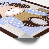 5x7 "Puppy" Graham Crackers Baby Beddengoed Wall A Poster (Hoek)