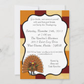5x7 Rambo Turkey Thanksgiving Invitation Kaart (Voorkant)