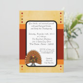 5x7 Rambo Turkije Thanksgiving Uitnodiging (Staand voorkant)