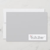 5x7 Red Masquerade Sweet 16 Birthday Invitation Kaart (Achterkant)