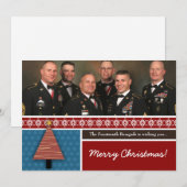 5x7 Rode Kerstboom FOTO Kerst Kaart (Voorkant / Achterkant)