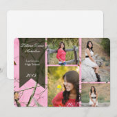 5x7 Roze Hunters Camo Camoufla Hogere Aankondiging (Voorkant / Achterkant)