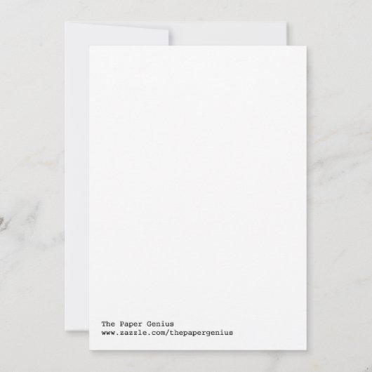 5x7 Safari Oerwoud Animal Birthday Party Invitatio Kaart (Achterkant)