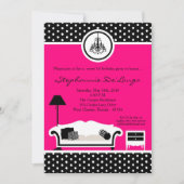 5x7 Sassy Furniture Sweet 16 Birthday Invitation Kaart (Voorkant)