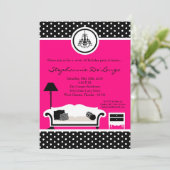 5x7 Sassy Furniture Sweet 16 Birthday Invitation Kaart (Staand voorkant)