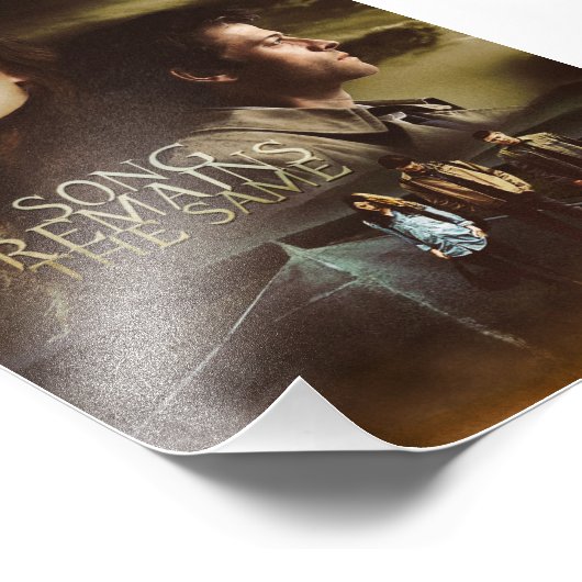 5x7 satijn foto afdruk (Hoek)