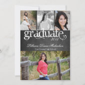 5x7 Schoolbord Zwarte Bord Senior Aankondiging (Voorkant)