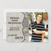 5x7 Senior Aankondiging Leger OCP Camo Uniform Cam (Voorkant)