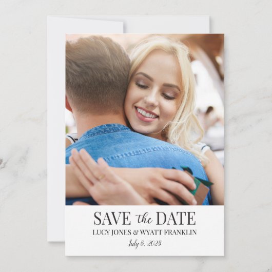 5x7 Sla de datum op met Foto Kaart (Voorkant)