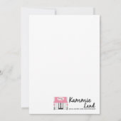 5x7 Snoep Land House Invision Kaart (Achterkant)