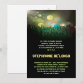 5x7 Spaans Band Quinceanera Birthday Uitnodiging (Voorkant / Achterkant)