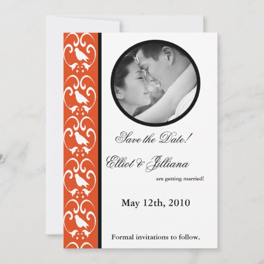 5x7 sparen de Aankondiging van het Verloving van d (Voorkant)