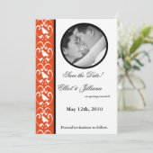 5x7 sparen de Aankondiging van het Verloving van d (Staand voorkant)