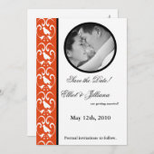 5x7 sparen de Aankondiging van het Verloving van d (Voorkant / Achterkant)