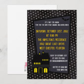 5x7 spookhuis Halloween Party uitnodiging (Voorkant / Achterkant)