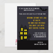 5x7 spookhuis Halloween Party uitnodiging (Voorkant / Achterkant)