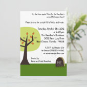 5x7 Spooky Fun Halloween Feestuitnodiging Kaart (Staand voorkant)