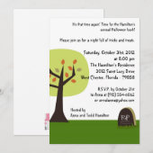 5x7 Spooky Fun Halloween Feestuitnodiging Kaart (Voorkant / Achterkant)