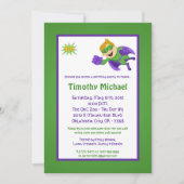 5x7 Super Hero Kind Boy Birthday Party Invitation Kaart (Voorkant)