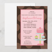 5x7 Sweet Treatbeker Birthday Uitnodiging (Voorkant / Achterkant)