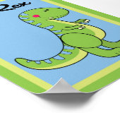 5x7 T-Rex Dinosaurussen - Wandkunst Poster (Hoek)