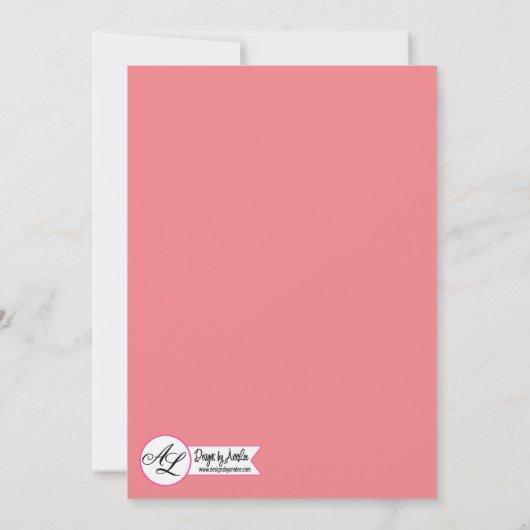 5x7 Tafelnummer Kaart Boheemse Cactus Succulenten (Achterkant)