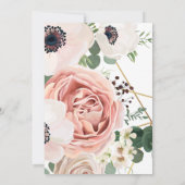 5x7 Tafelnummer Kaart Geometrische Tuin Roos Anemo (Achterkant)