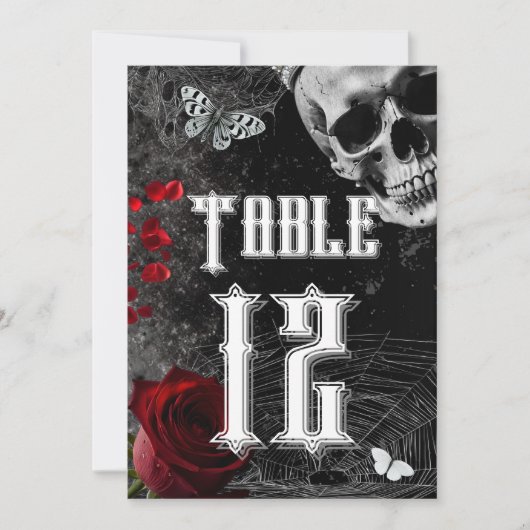 5x7 Tafelnummer Kaart Haunting Adeline Zade Meadow (Voorkant)