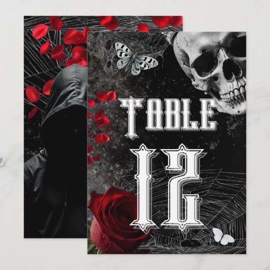 5x7 Tafelnummer Kaart Haunting Adeline Zade Meadow (Voorkant / Achterkant)