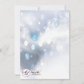 5x7 Tafelnummer Kaart Ornamenten Sneeuwvlokken Sno (Achterkant)